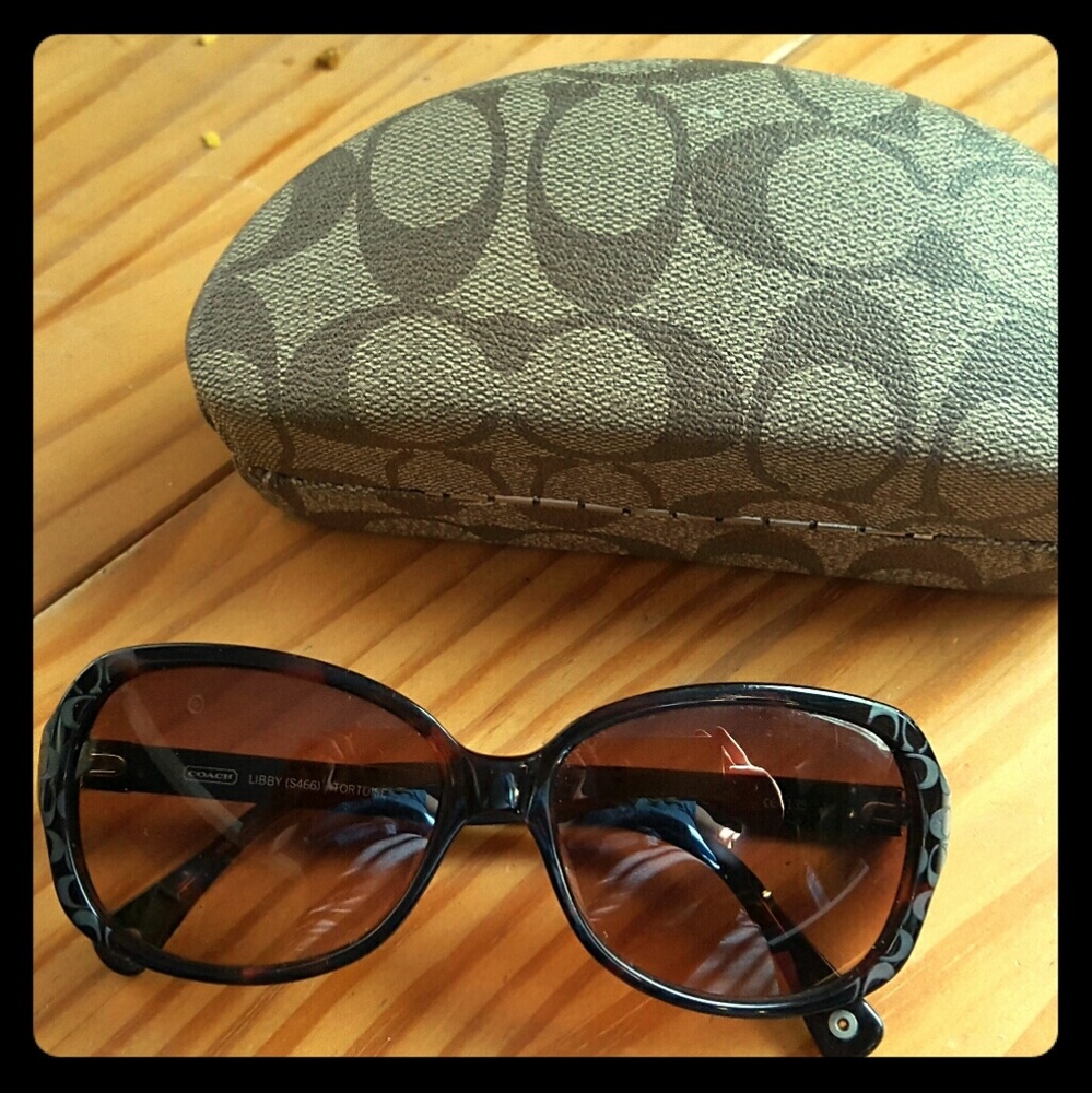 Coach sunglasses with case